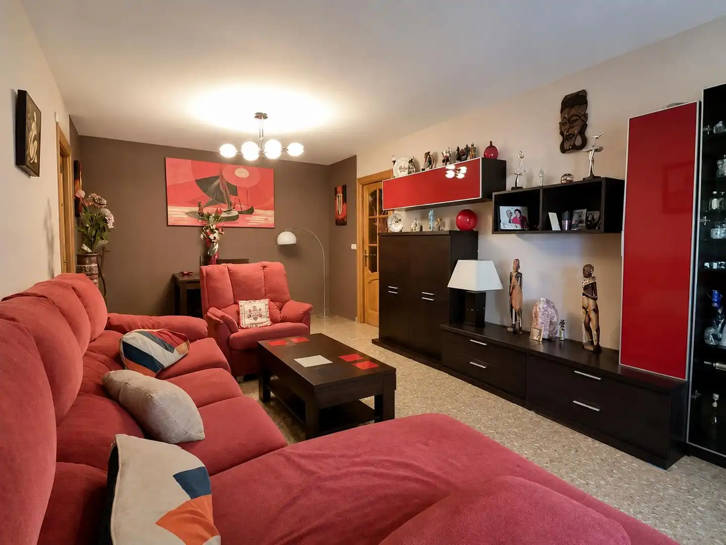 Sala de estar de Piso en venta en Málaga con Aire acondicionado, Calefacción y Jardín privado