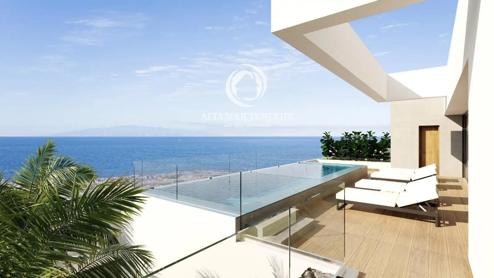 Terrace of Houses for rent in Adeje  with Air Conditioner, Terrace and Storage room