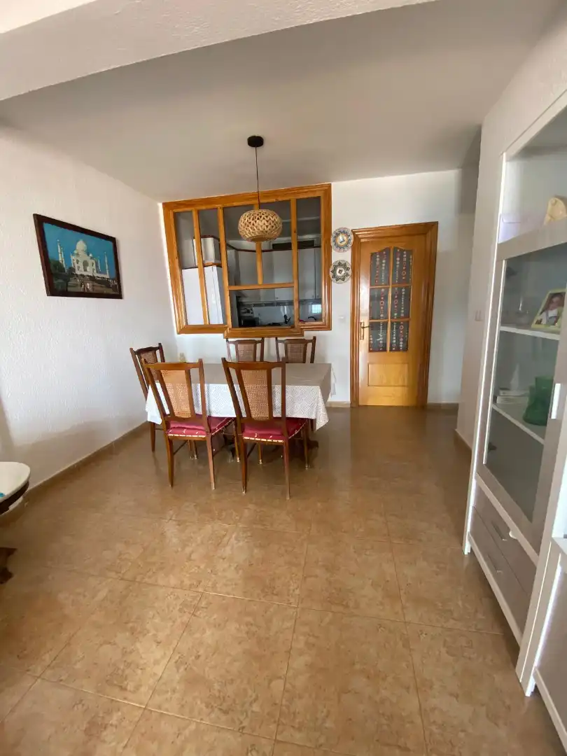 Dining room of Flat for rent in Roquetas de Mar  with Air Conditioner, Heating and Private garden