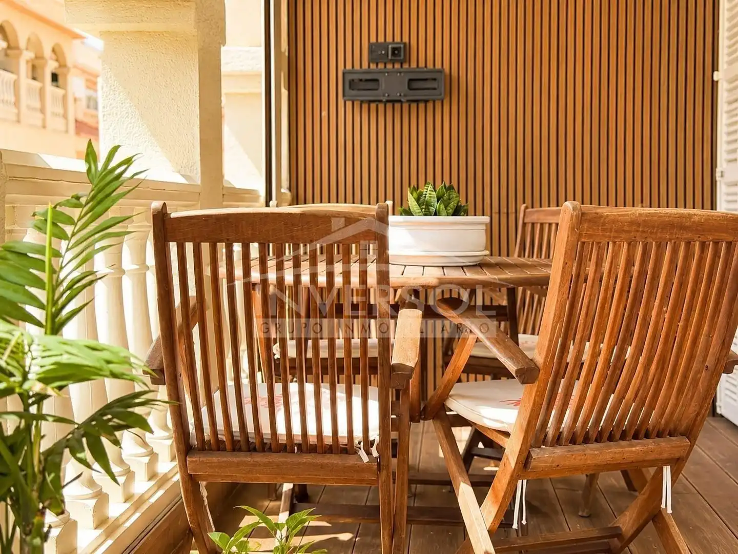 Terrasse von Wohnung zum Verkauf in El Ejido mit Klimaanlage, Heizung und Terrasse