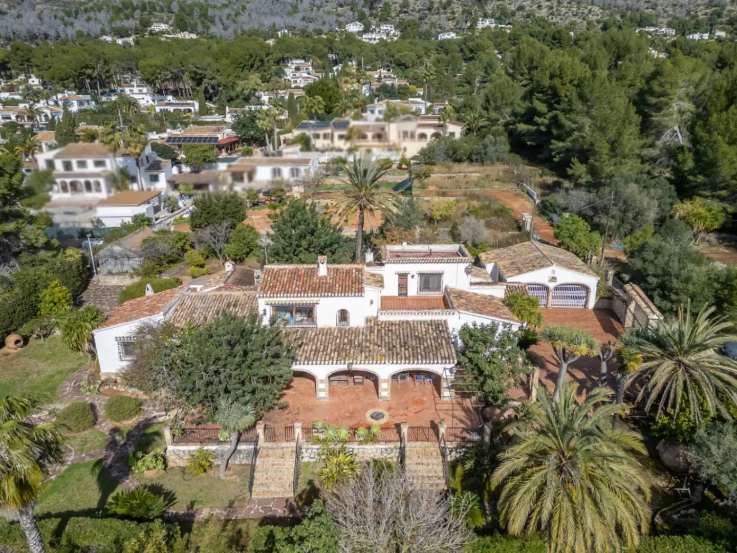 Exterior view of Houses for sale in Jávea / Xàbia  with Air Conditioner, Heating and Private garden