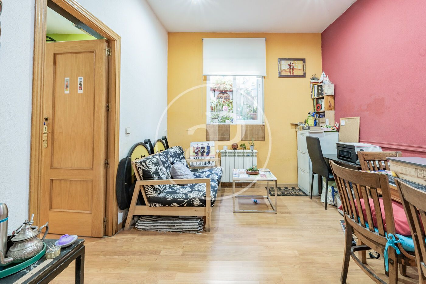 Living room of Flat for sale in  Madrid Capital  with Heating