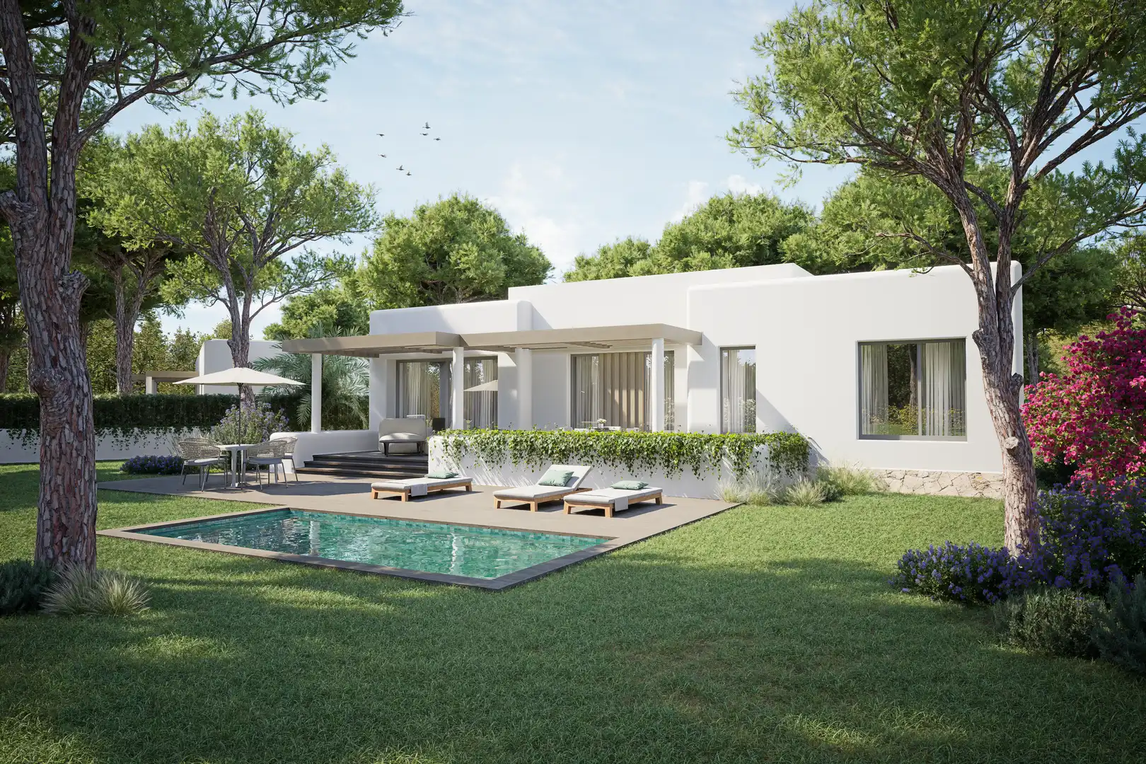 Casa con piscina en venta en Lepe