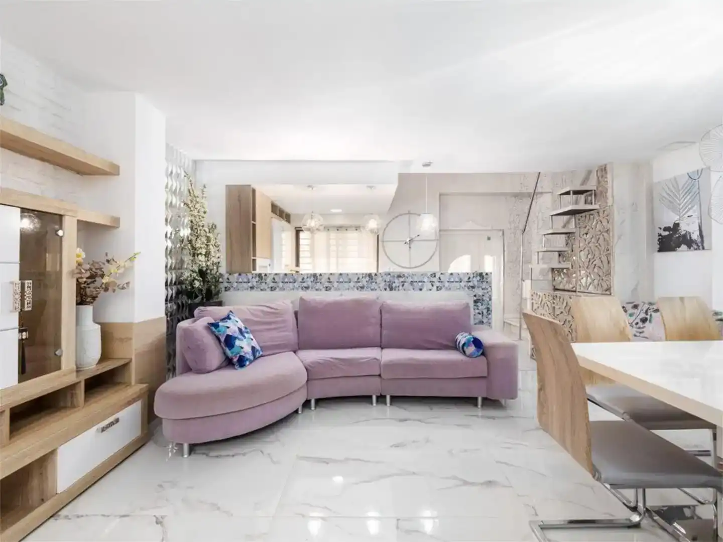 Sala d'estar de Pis en venda en Málaga amb Aire condicionat i Moblat