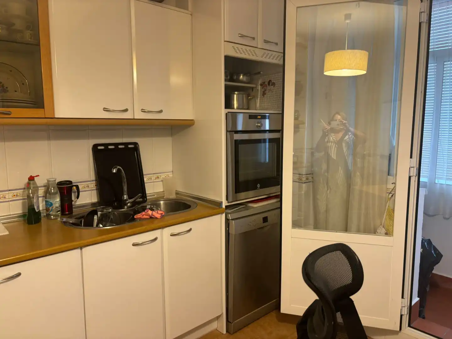 Küche von Wohnung zum Verkauf in Villarrobledo mit Heizung, Terrasse und Möbliert