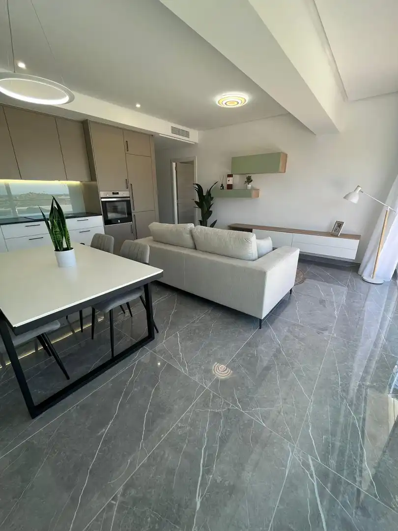 Sala de estar de Apartamento en venta en Xeresa con Aire acondicionado, Calefacción y Jardín privado