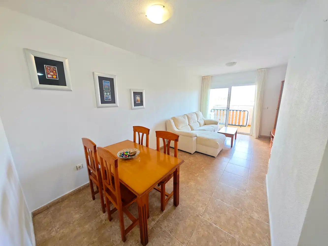 Sala de estar de Piso en venta en Calpe / Calp con Aire acondicionado, Terraza y Amueblado
