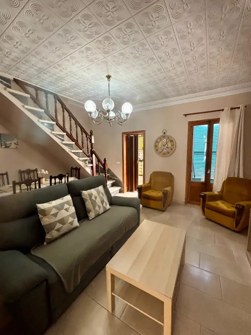 Sala de estar de Casa o chalet en venta en Alcúdia con Amueblado, Horno y Lavadora
