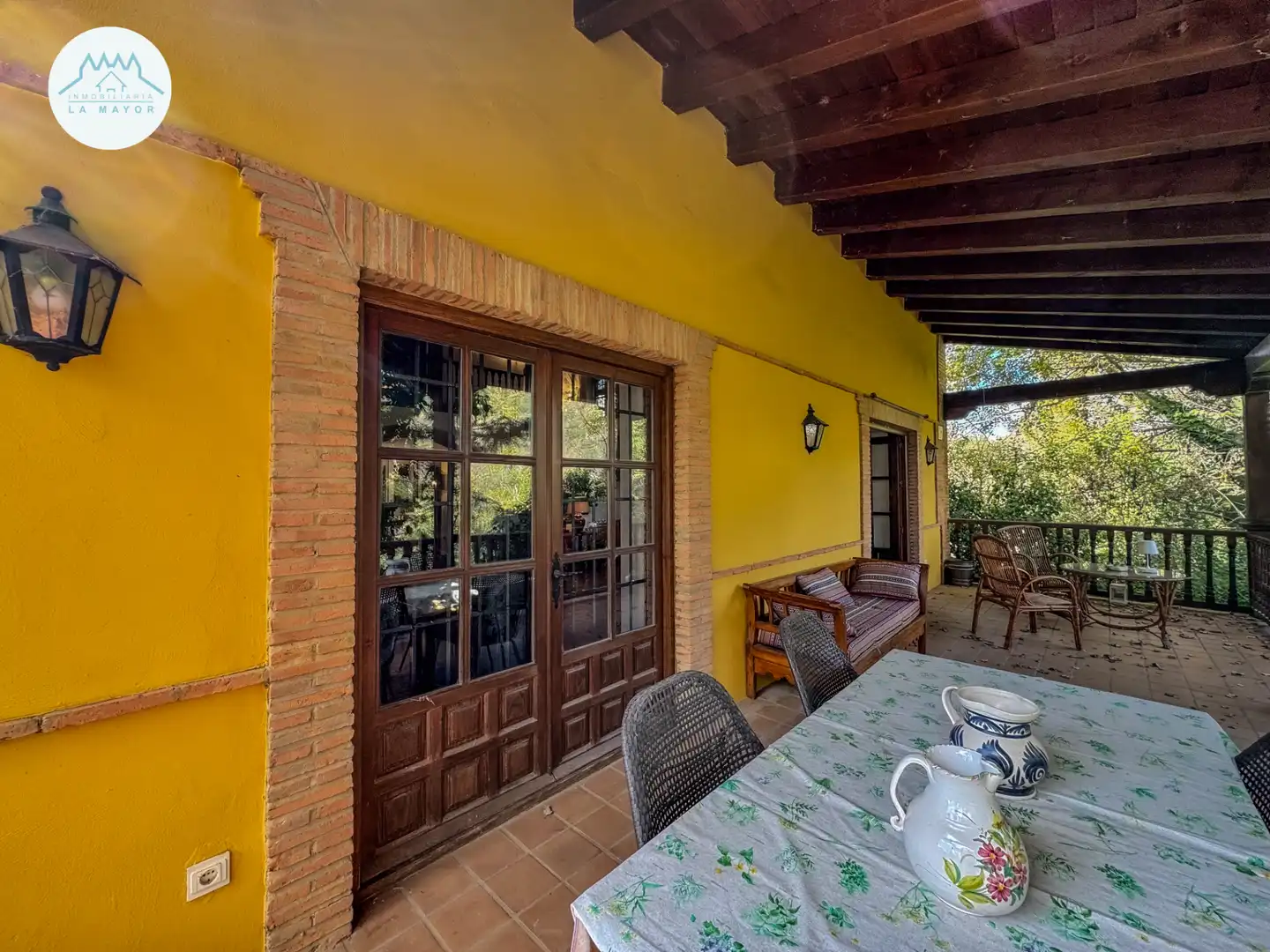 Terraza de Casa o chalet en venta en Piedrabuena con Calefacción, Jardín privado y Terraza