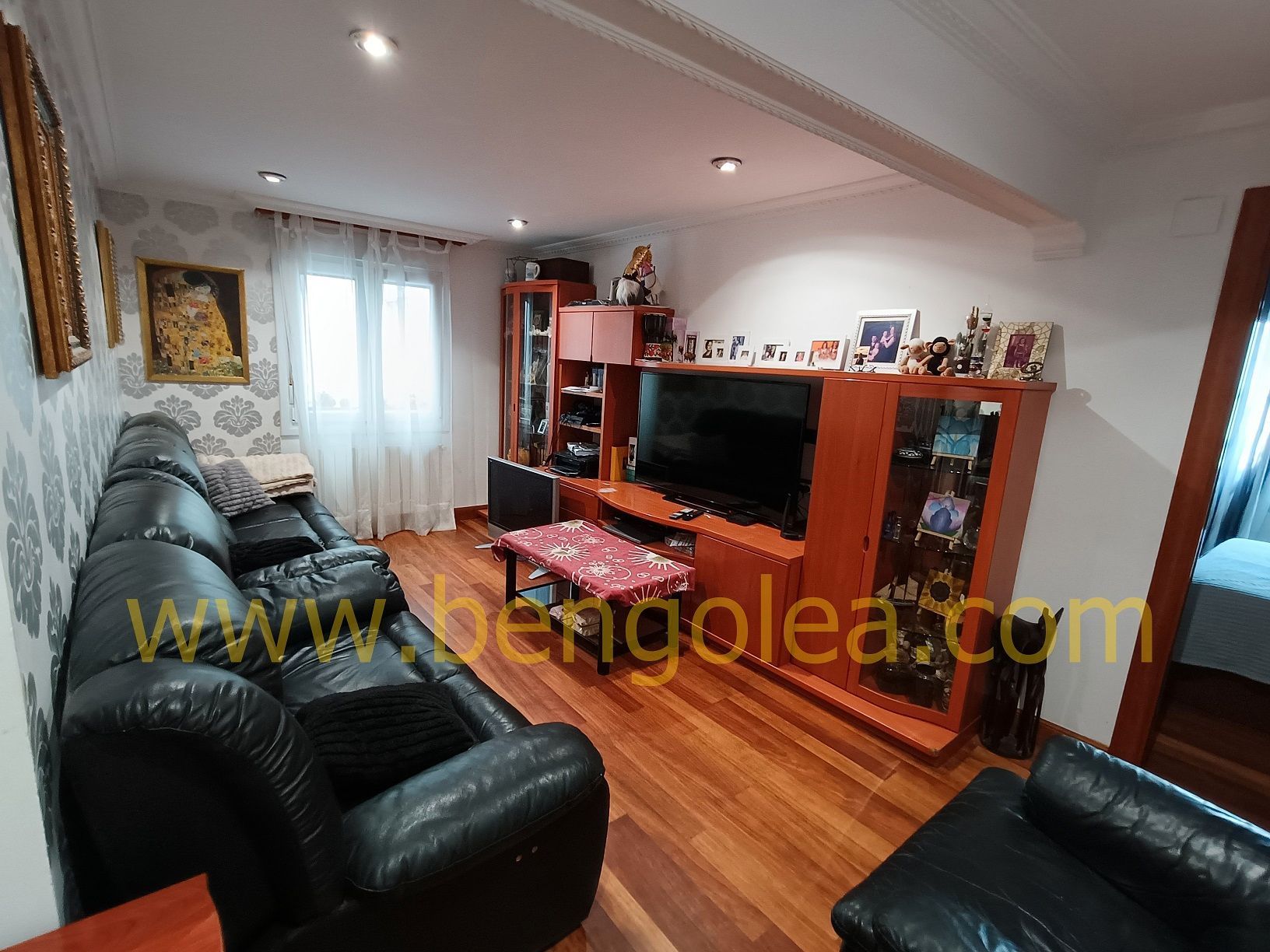 Living room of Flat for sale in Sestao   with Heating, Storage room and Furnished