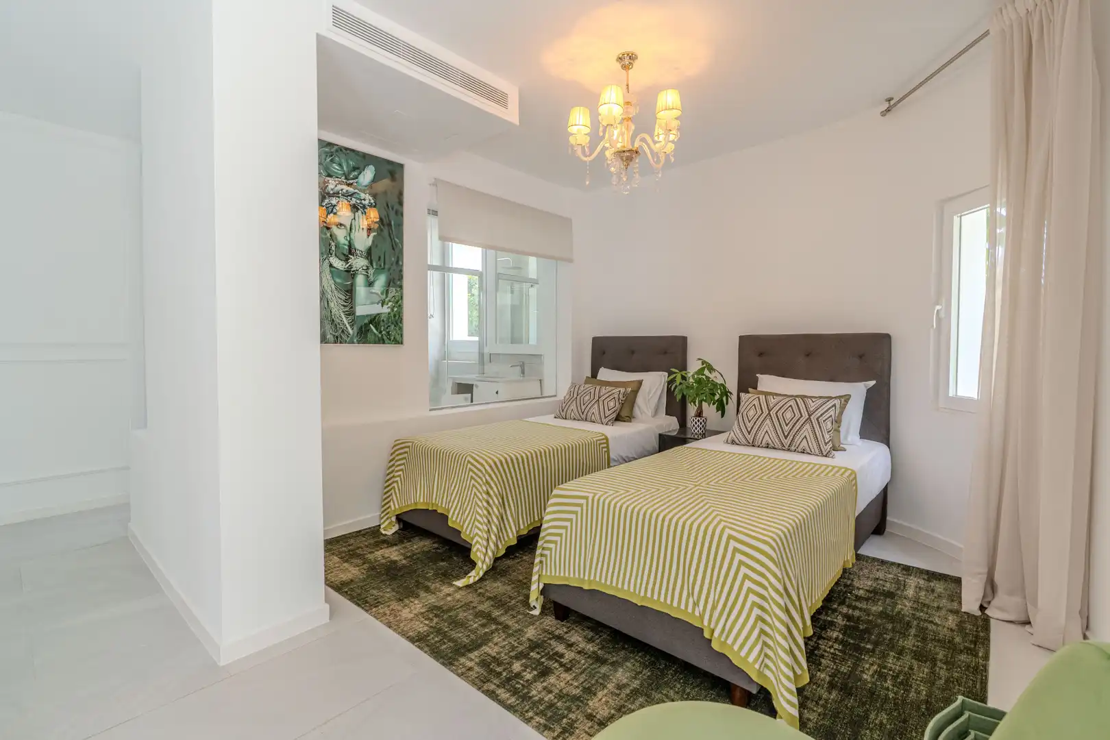 Dormitori de Casa o xalet de lloguer en Marbella amb Aire condicionat, Calefacció i Jardí privat