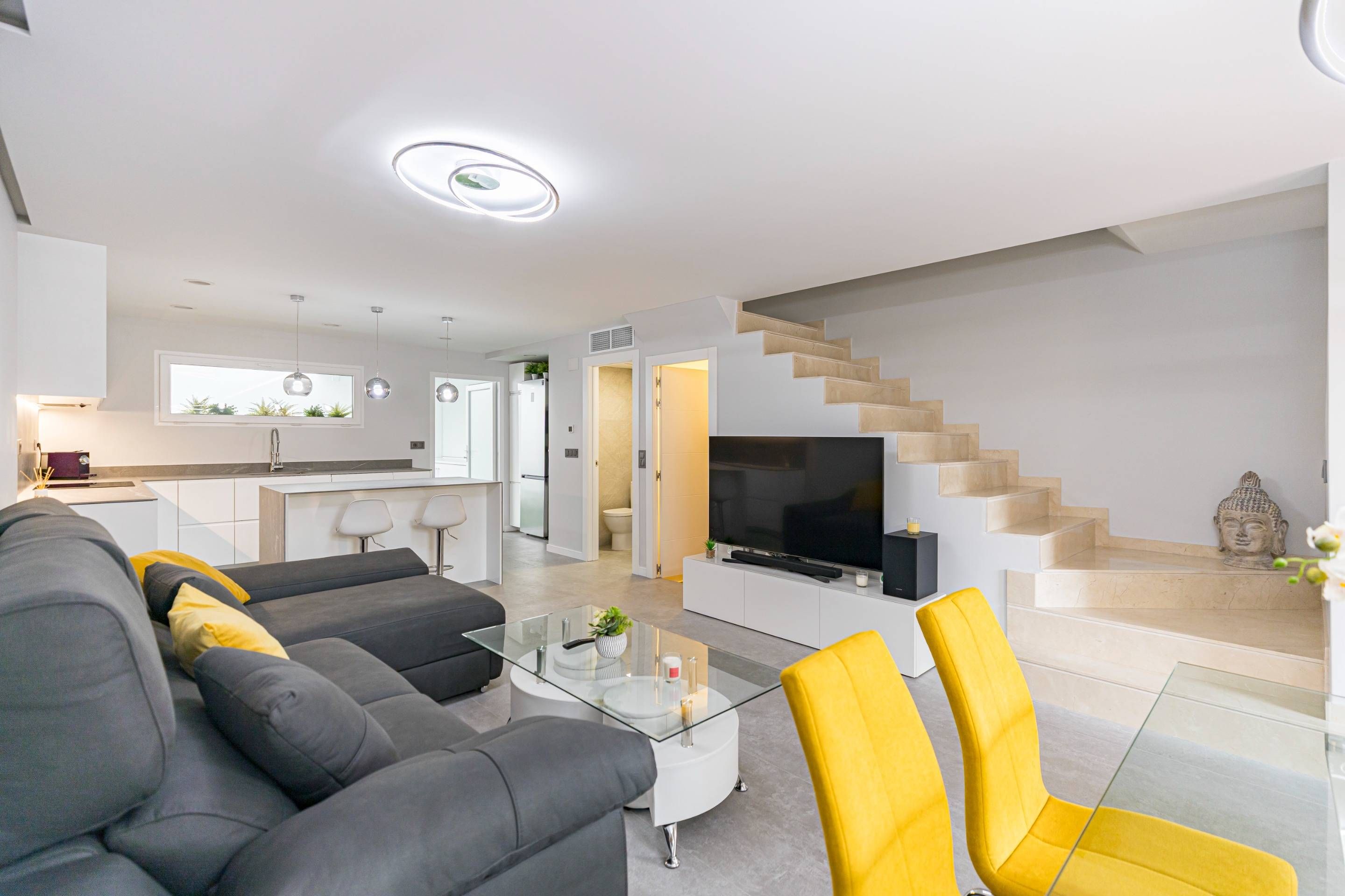 Sala d'estar de Dúplex en venda en  Murcia Capital amb Aire condicionat, Terrassa i Traster