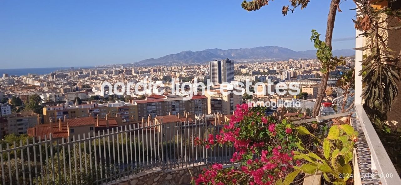 Vista exterior de Casa o xalet en venda en Málaga Capital amb Terrassa i Piscina