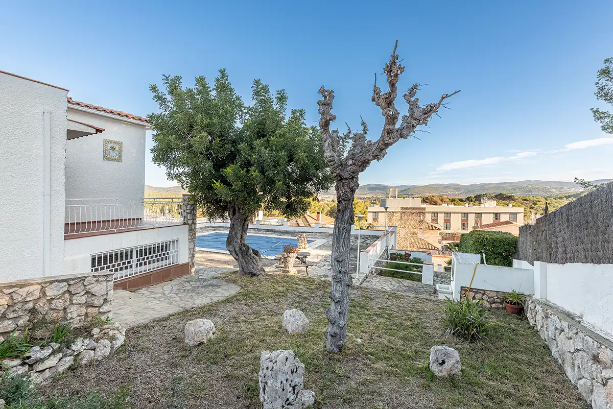 Garden of Houses for sale in Sant Pere de Ribes  with Heating, Terrace and Swimming Pool