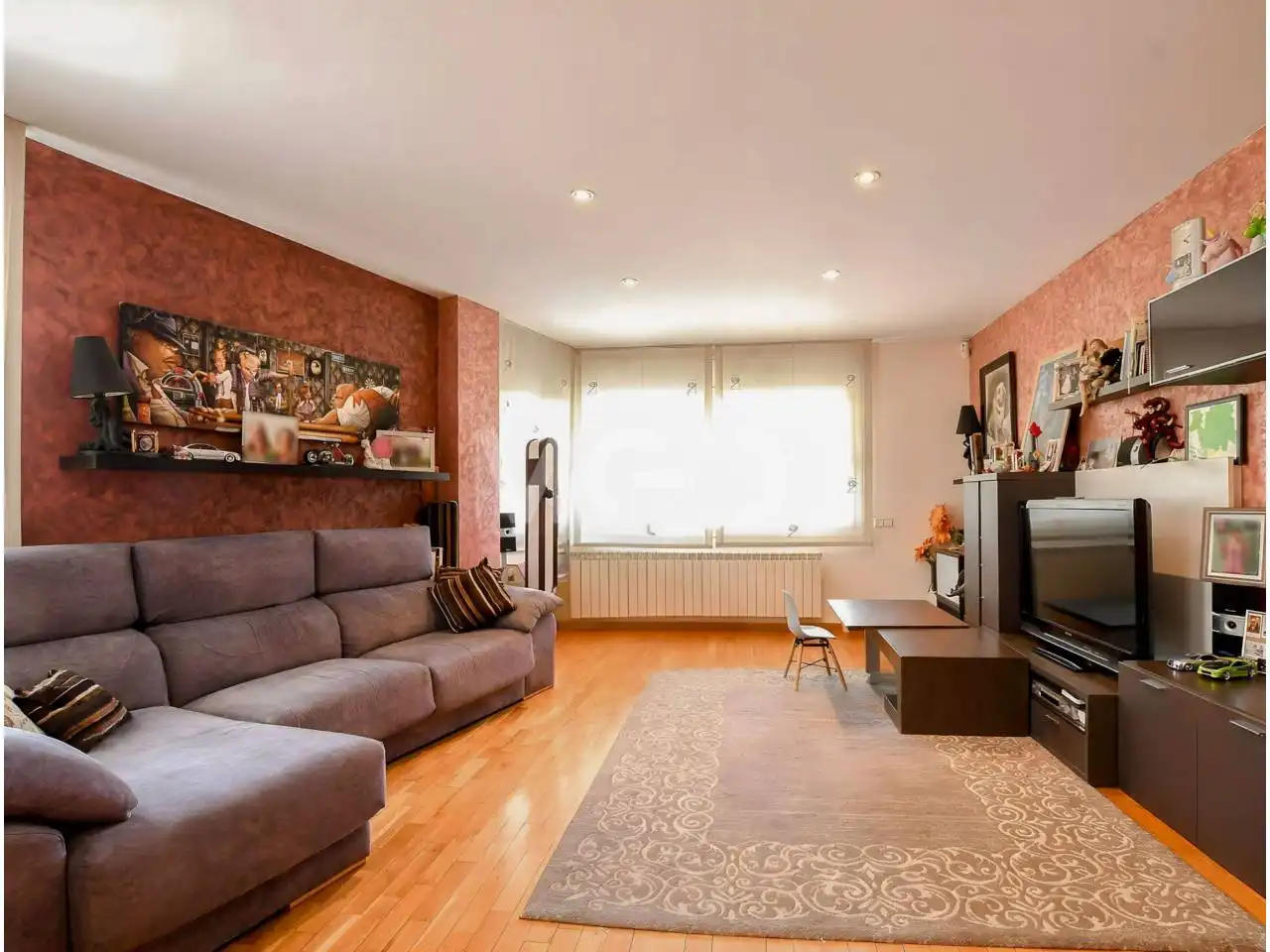 Living room of Flat for sale in Vic  with Heating, Terrace and Storage room