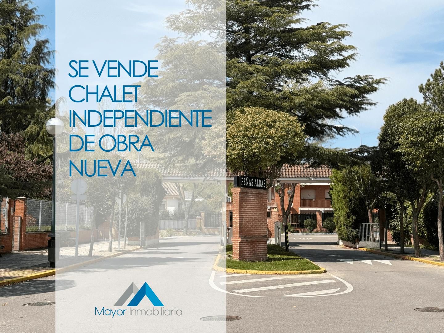 Exterior view of House or chalet for sale in Villalbilla  with Air Conditioner, Heating and Parquet flooring
