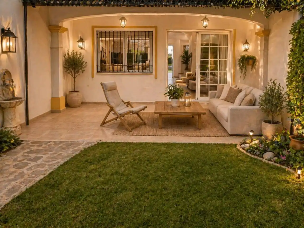 Terrace of Detached homes for sale in Marbella  with Terrace and Community pool