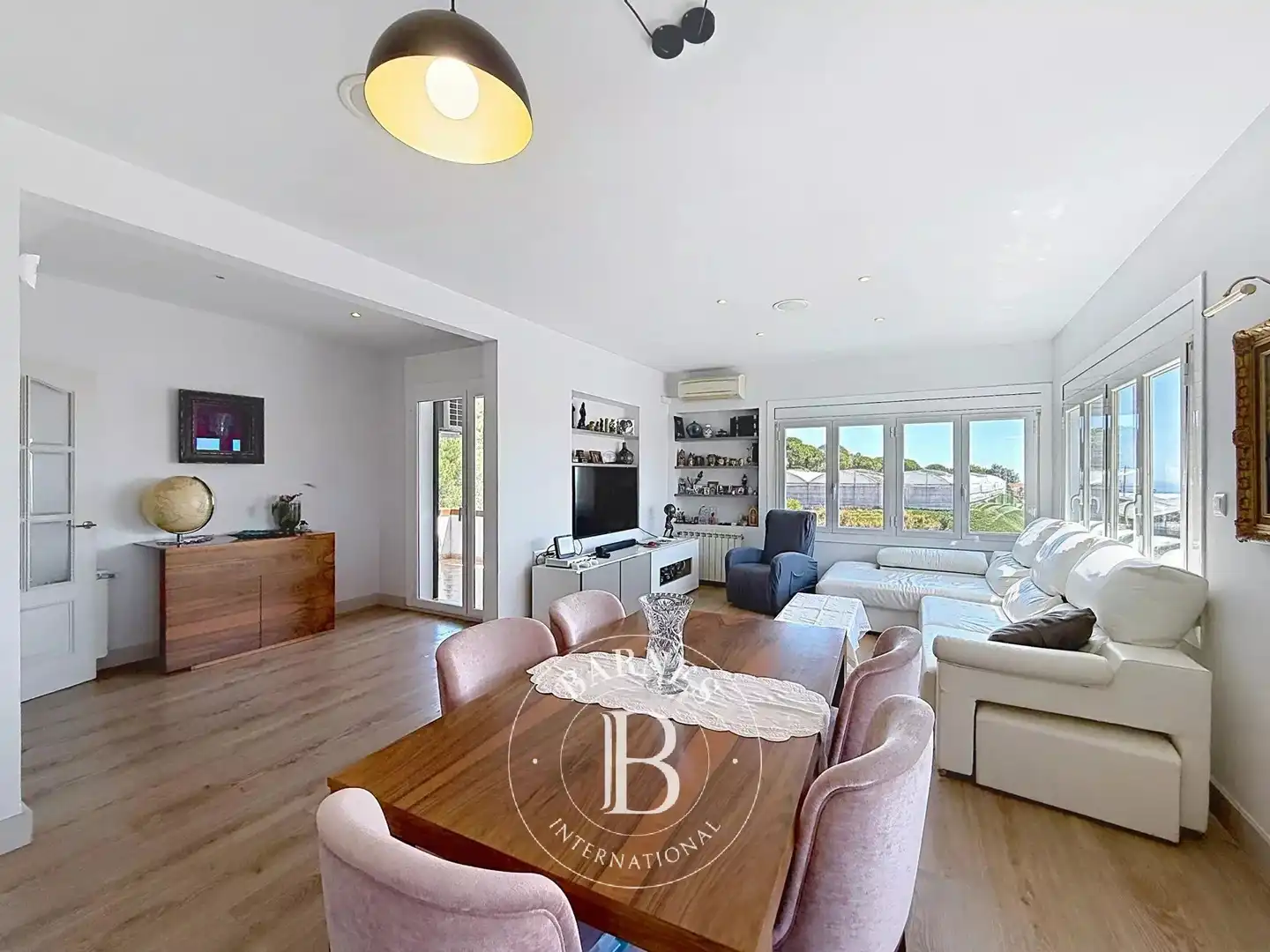 Dining room of Houses for sale in Cabrils  with Air Conditioner, Heating and Terrace