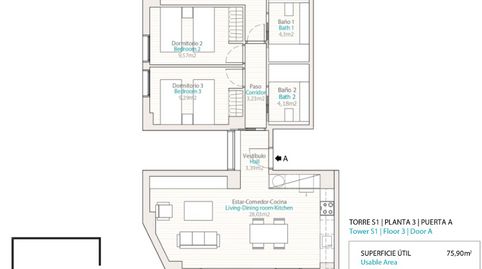 Ubicada a escasos 50 metros de la Playa del Torres, esta exclusiva vivienda de 107 metros cuadrados destaca por susnbspvistas pano, imatge 2