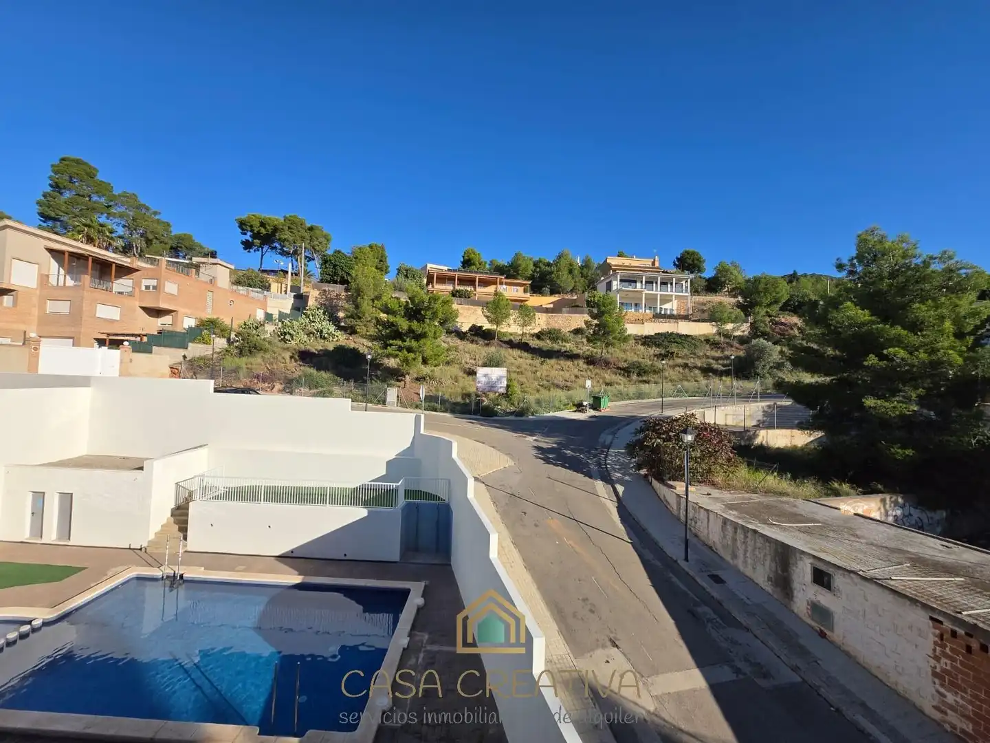 Vista exterior de Pis en venda en Náquera amb Aire condicionat, Calefacció i Jardí privat
