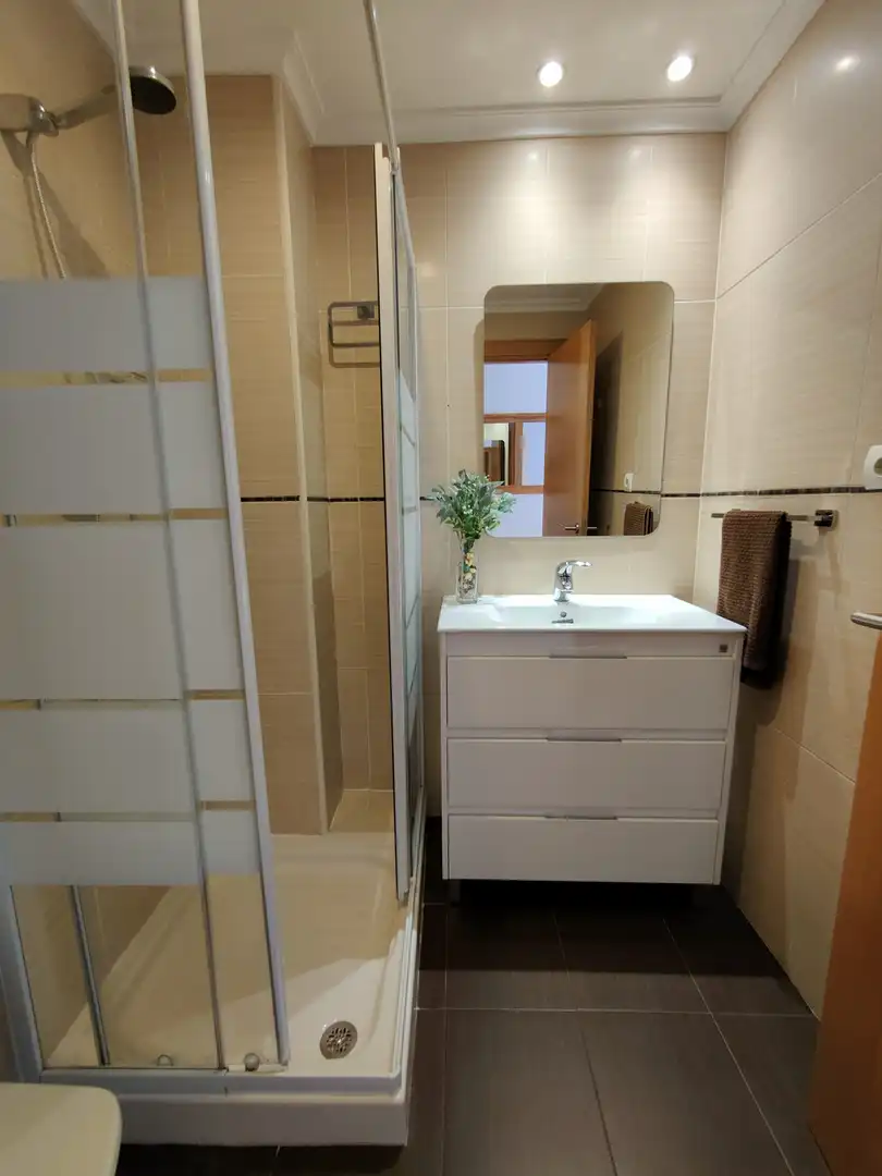 Baño de Piso de alquiler en Santander con Calefacción, Parquet y Trastero