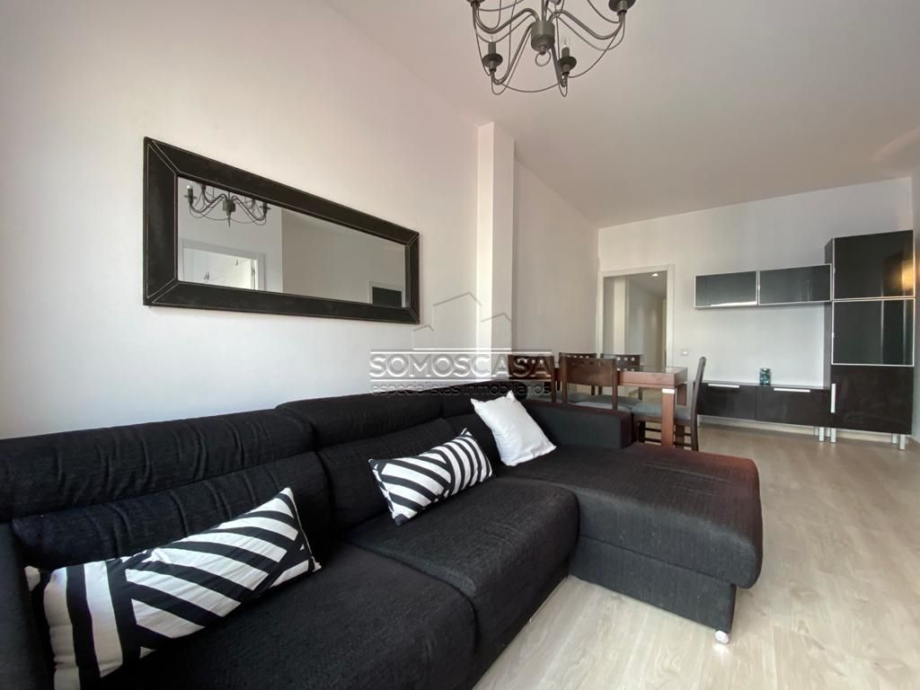 Living room of Flat to rent in  Barcelona Capital  with Heating, Terrace and Furnished
