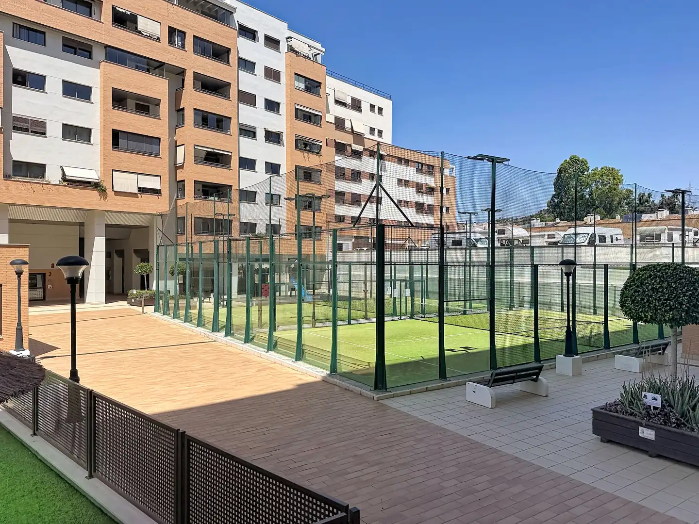 Parking de Ático de alquiler en Málaga con Aire acondicionado, Terraza y Amueblado