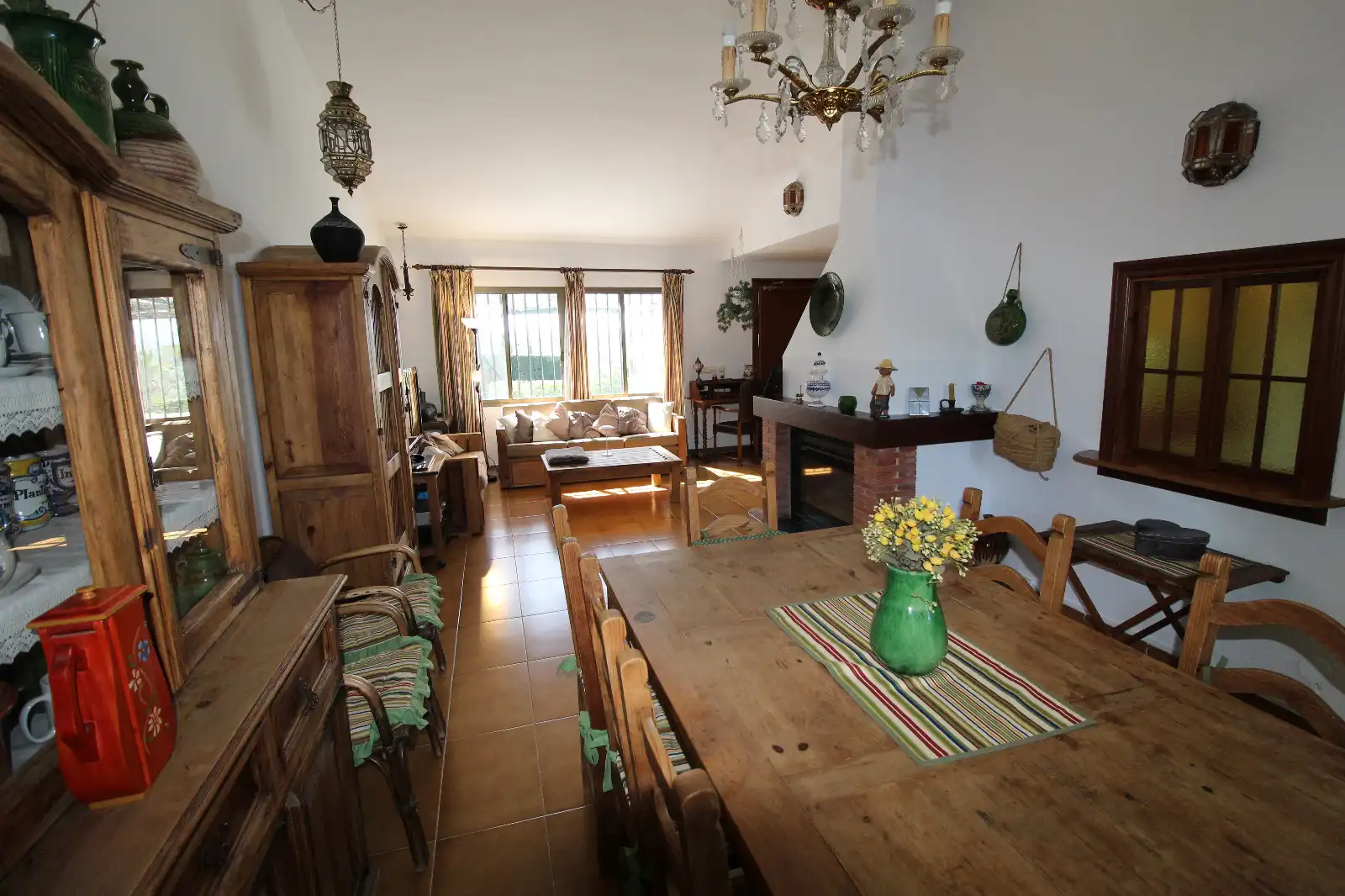 Dining room of Houses for sale in Úbeda  with Heating, Private garden and Swimming Pool