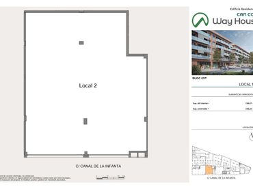 Local comercial en venda a Carrer del Canal de la Infanta 42