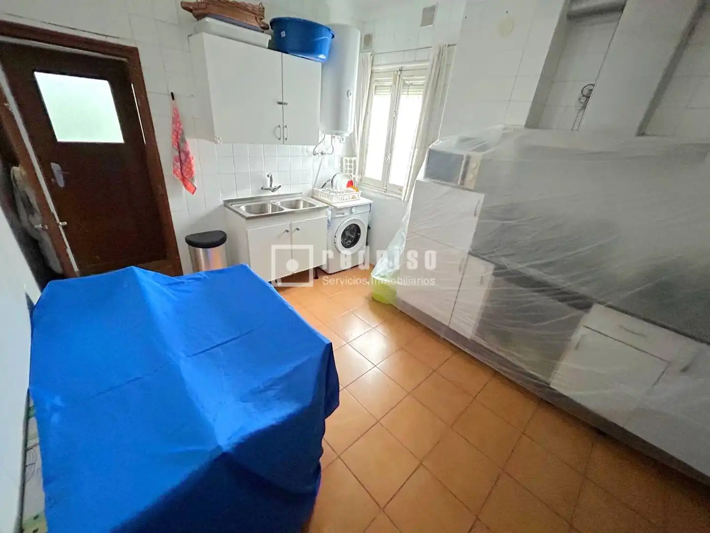 Cocina de Piso en venta en Madrid con Jardín privado