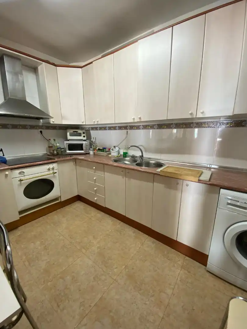 Kitchen of Flat for rent in Roquetas de Mar  with Air Conditioner, Heating and Private garden