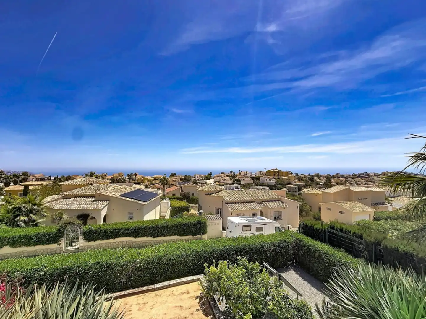 Vista exterior de Casa o chalet en venta en Benitachell / El Poble Nou de Benitatxell con Aire acondicionado, Calefacción y Jardín privado