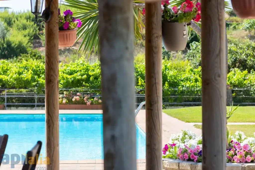 Jardín de Finca rústica en venta en Sentmenat con Piscina
