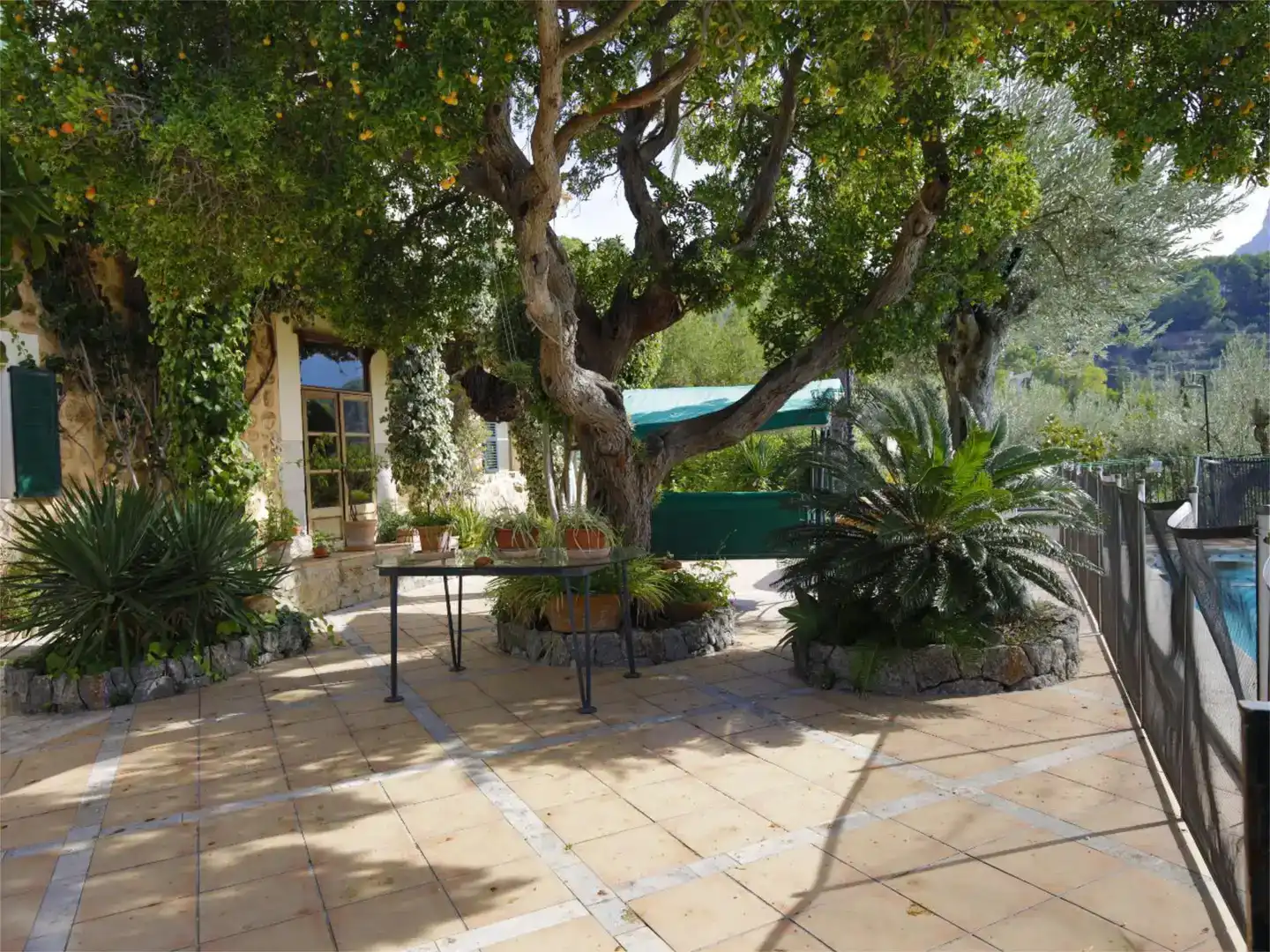 Terraza de Finca rústica en venta en Sóller con Aire acondicionado y Piscina