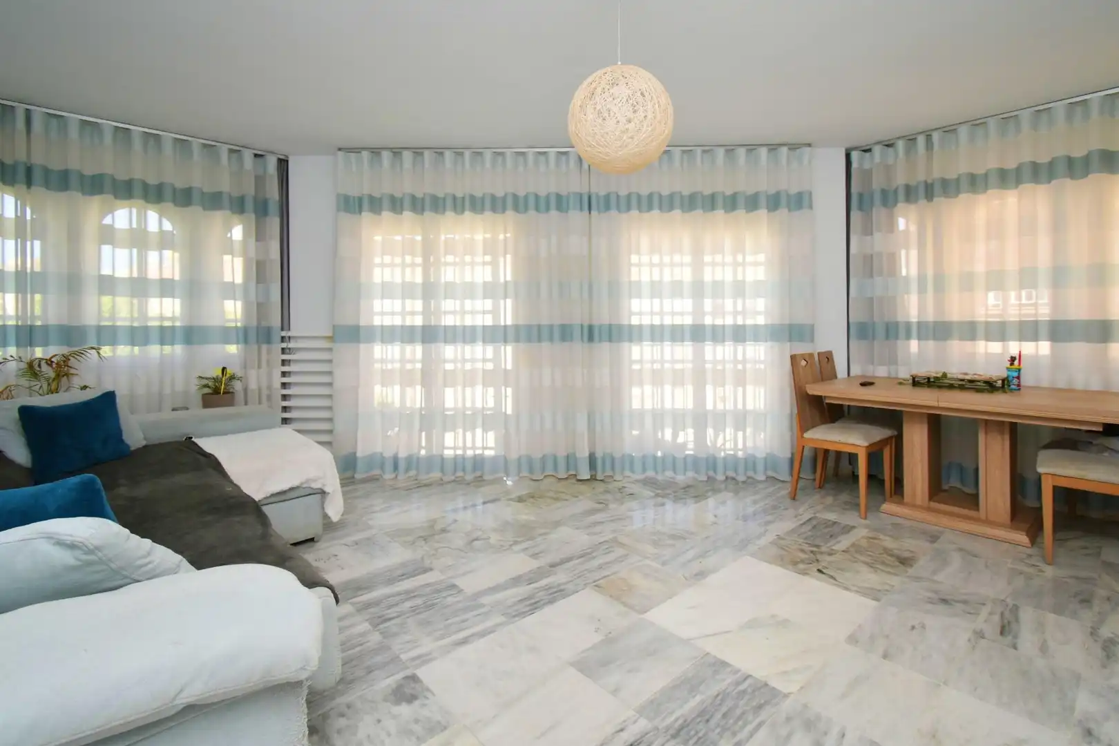 Living room of Flat for sale in El Ejido  with Terrace, Storage room and Furnished