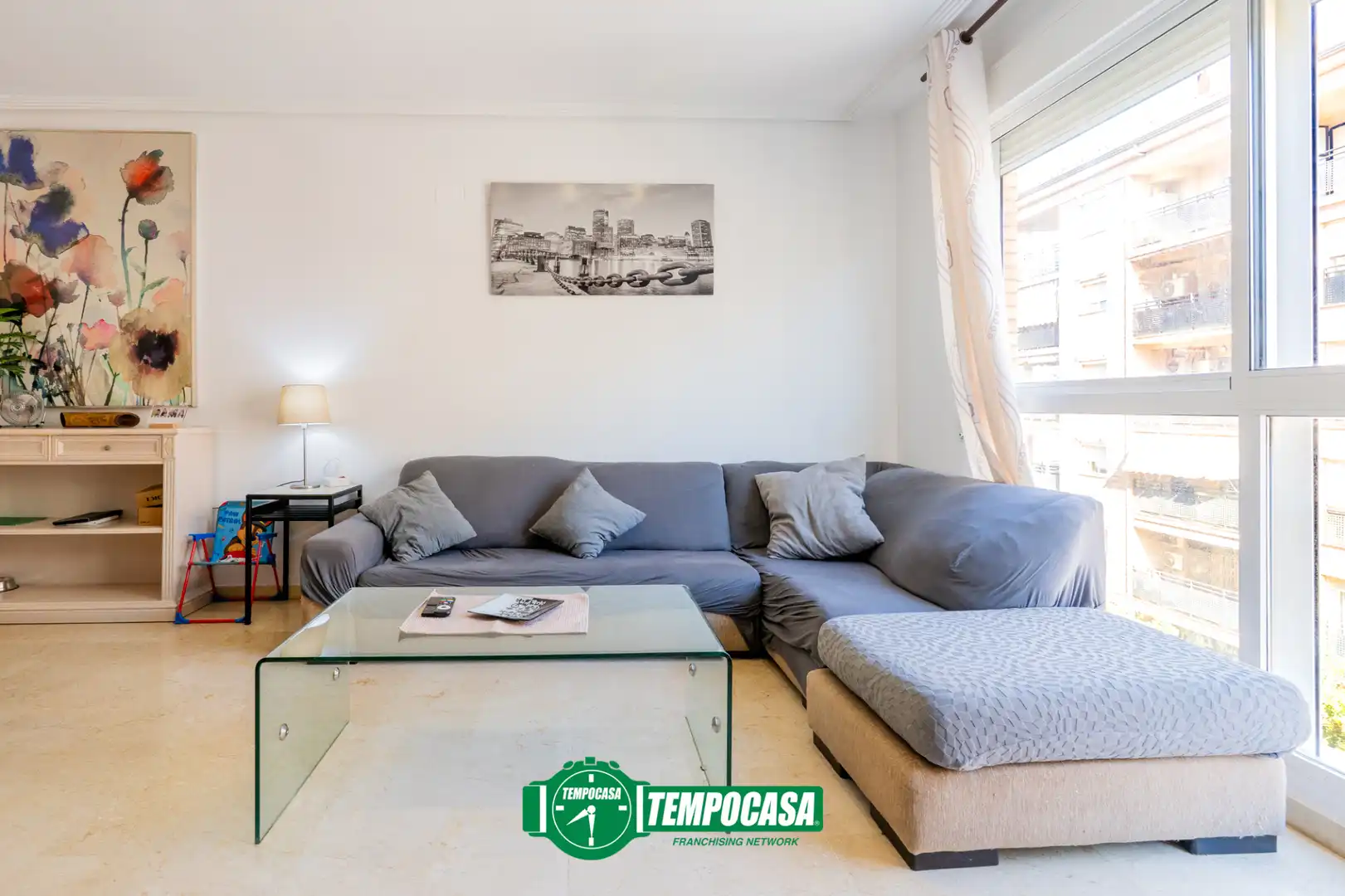 Living room of Flat for sale in Catarroja  with Air Conditioner, Heating and Balcony
