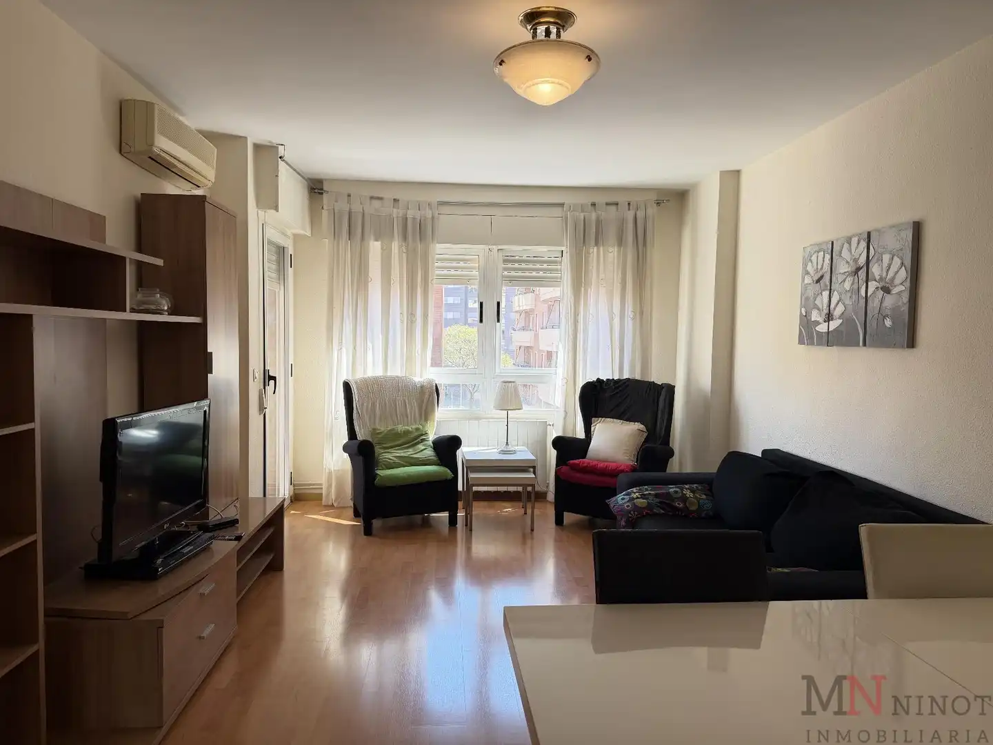 Sala de estar de Piso en venta en Castellón de la Plana / Castelló de la Plana con Aire acondicionado, Calefacción y Balcón