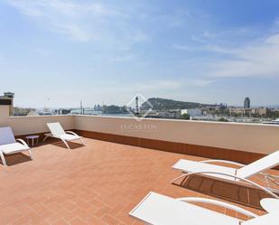 Terrace of Attic to rent in  Barcelona Capital  with Air Conditioner, Heating and Parquet flooring