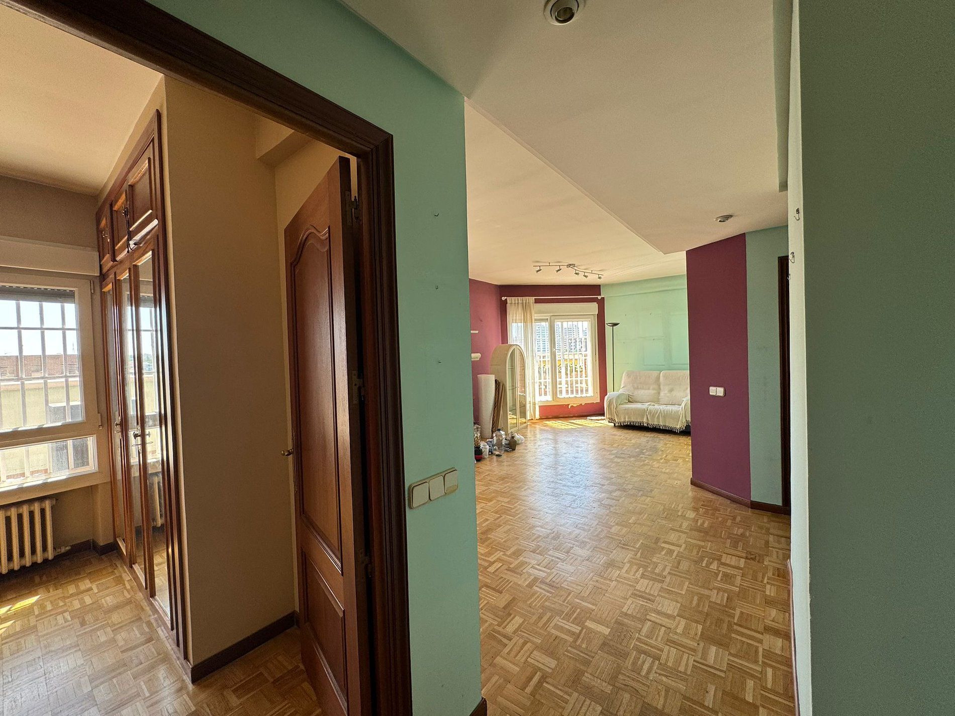 Bedroom of Attic for sale in  Madrid Capital  with Air Conditioner, Heating and Parquet flooring