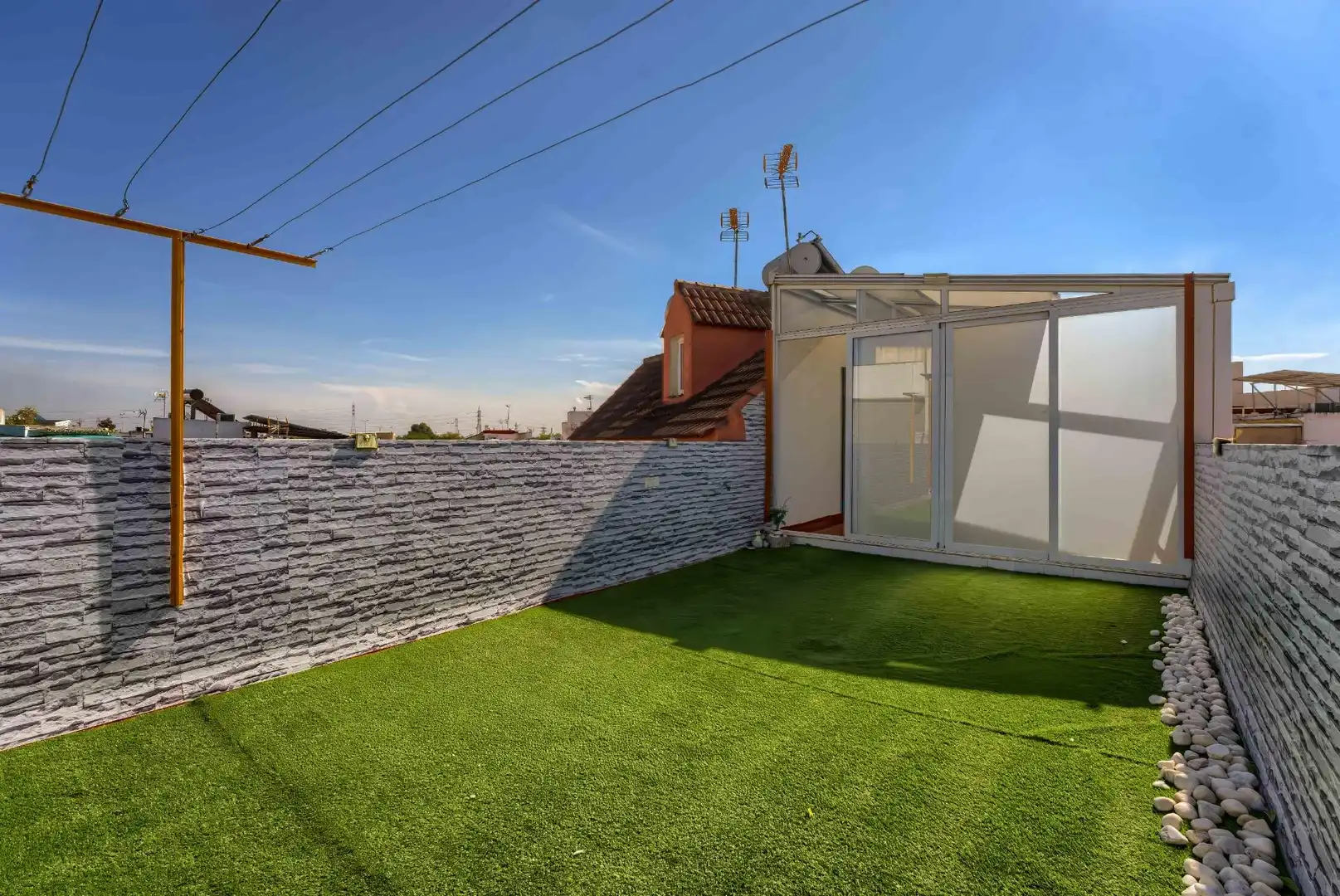 Terrassa de Casa o xalet en venda en Centro - Barriada Mallorca
