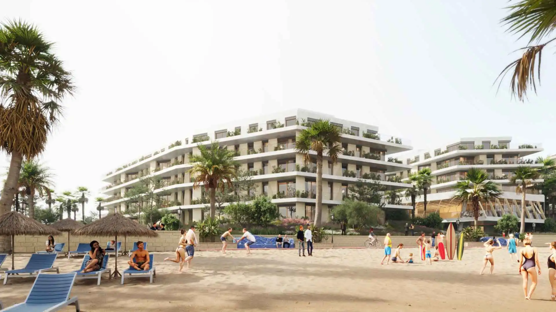 Dormitori de Apartament en venda en Manilva amb Terrassa, Piscina i Piscina comunitària