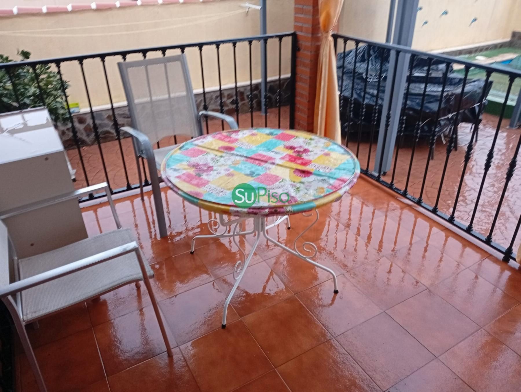 Terrassa de Casa adosada en venda en El Viso de San Juan amb Aire condicionat, Calefacció i Terrassa