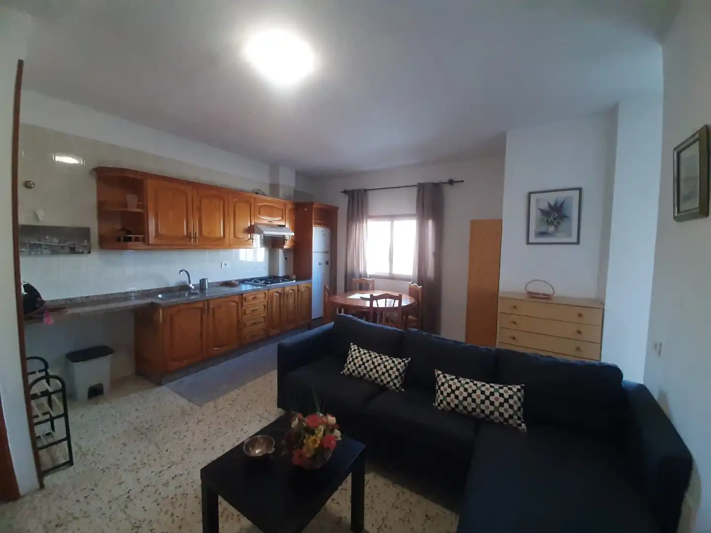 Sala de estar de Piso de alquiler en Santa Cruz de Tenerife con Amueblado, Lavadora y Balcón