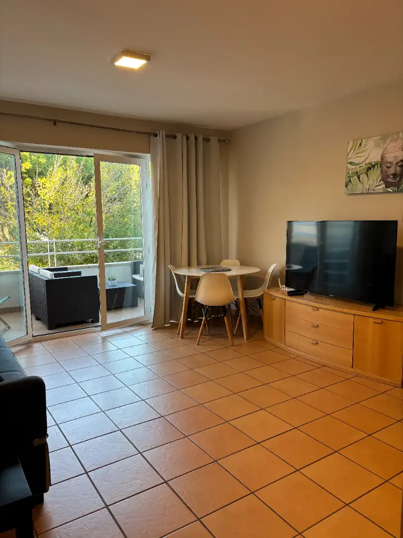 Sala de estar de Apartamento de alquiler en L'Alfàs del Pi con Aire acondicionado, Calefacción y Terraza
