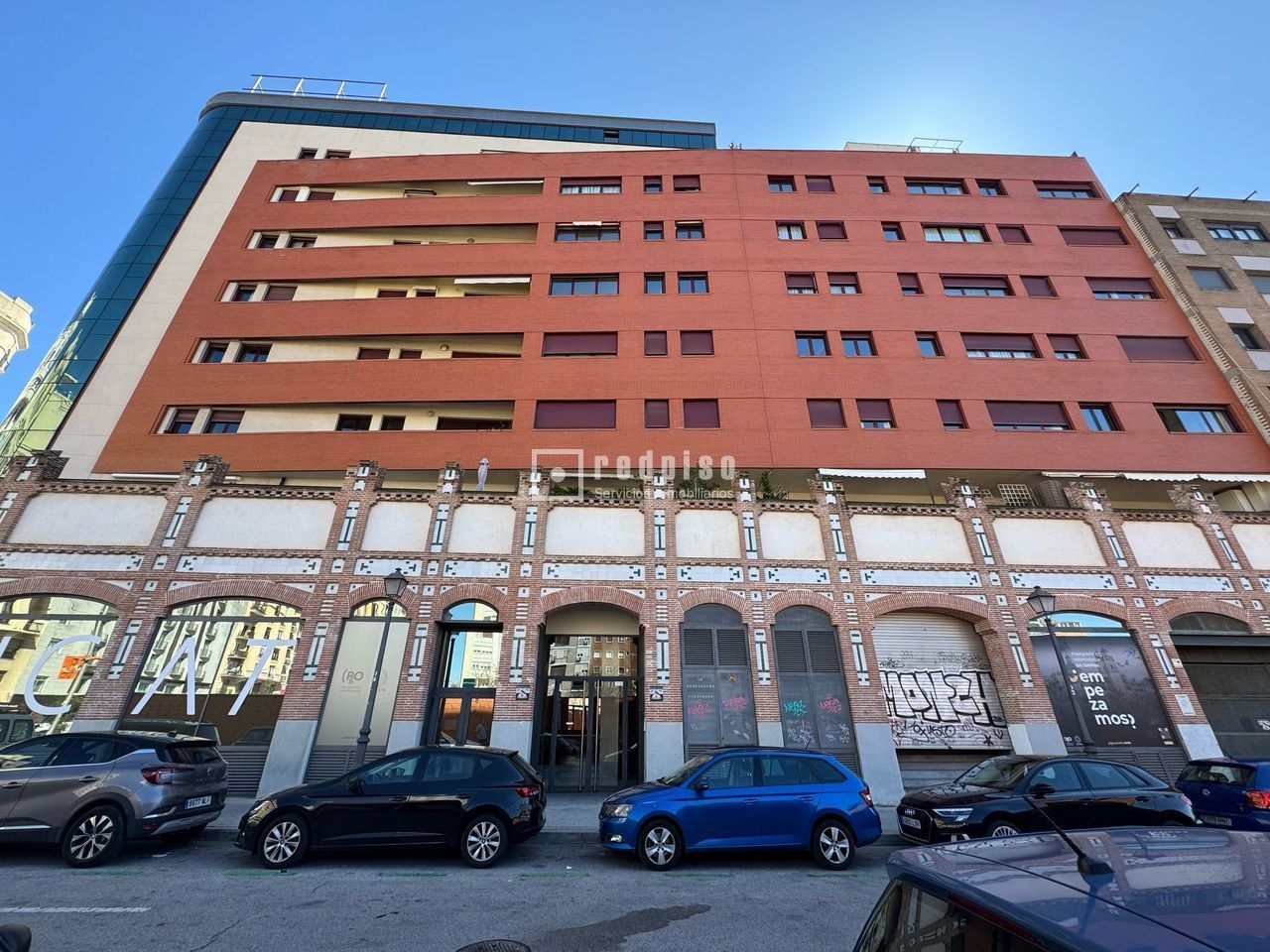 Exterior view of Flat for sale in  Madrid Capital  with Air Conditioner, Heating and Parquet flooring