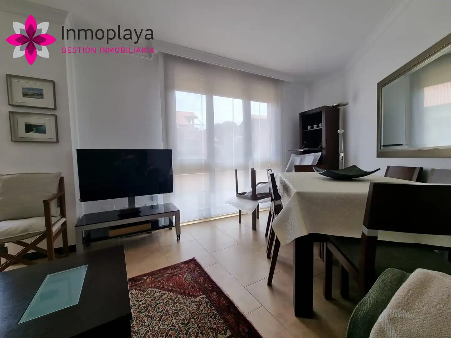 Sala de estar de Planta baja de alquiler en Noja con Calefacción, Terraza y Amueblado