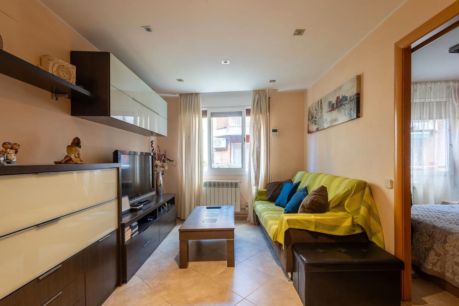 Living room of Flat for sale in  Barcelona Capital  with Washing machine