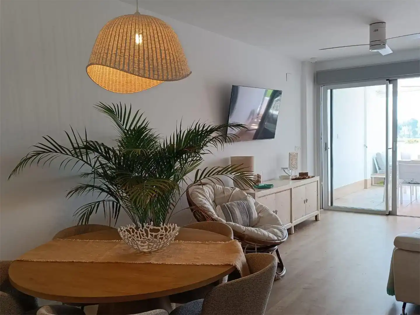 Living room of Flat for rent in Playa de Granada
