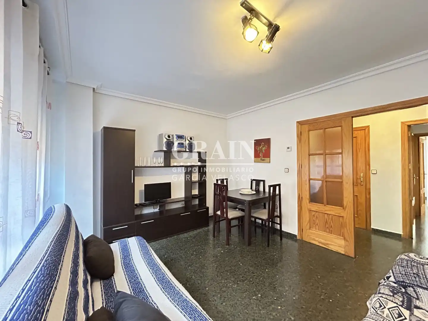Living room of Apartments for rent in Albacete  with Heating and Furnished