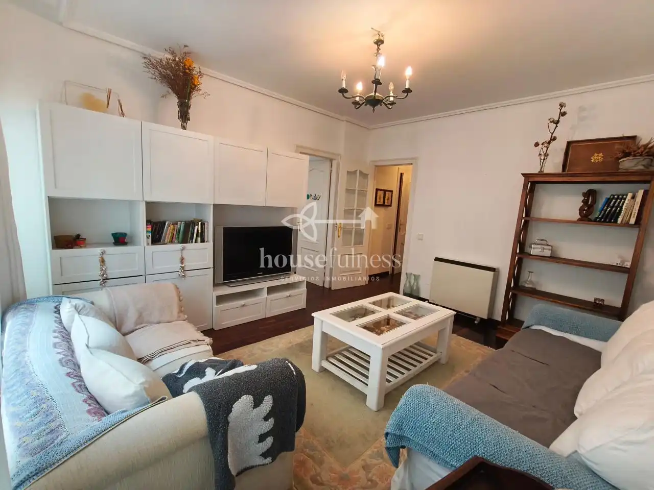 Wohnzimmer von Wohnungen zur Miete in Ferrol mit Heizung, Abstellraum und Möbliert